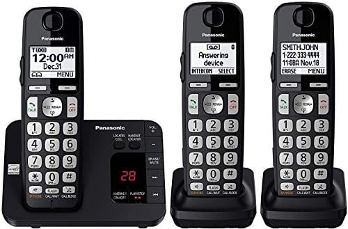 Panasonic DECT 6.0 Expandable Cordless Phone KX-TGE433B