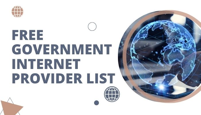 Free Government Internet Provider List