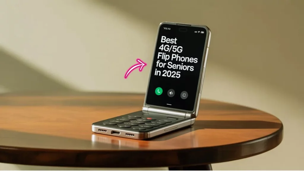Best 4G5G Flip Phones For Seniors In 2025 (Big Buttons, Loud Speakers)