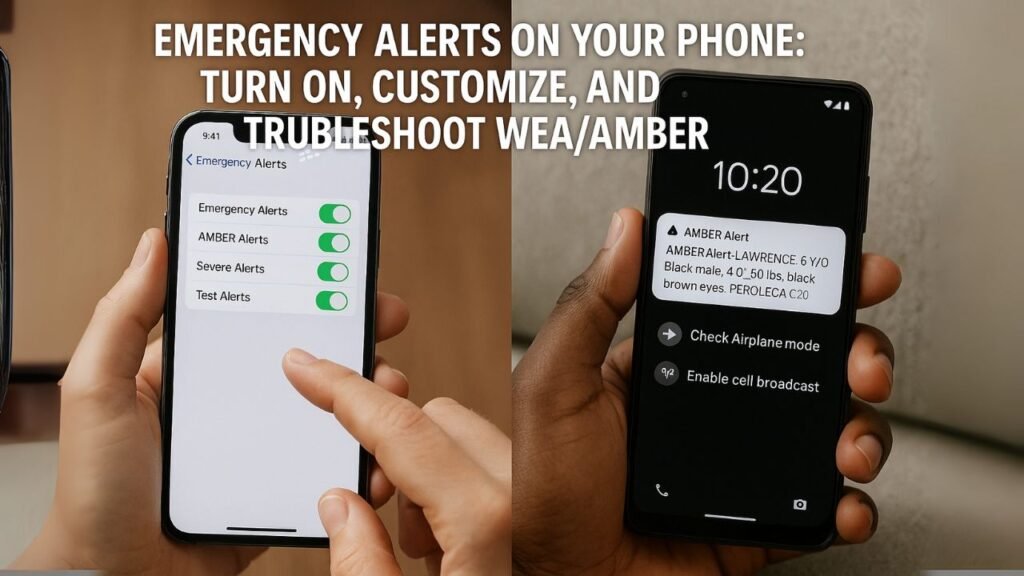 Emergency Alerts On Your Phone Turn On, Customize
