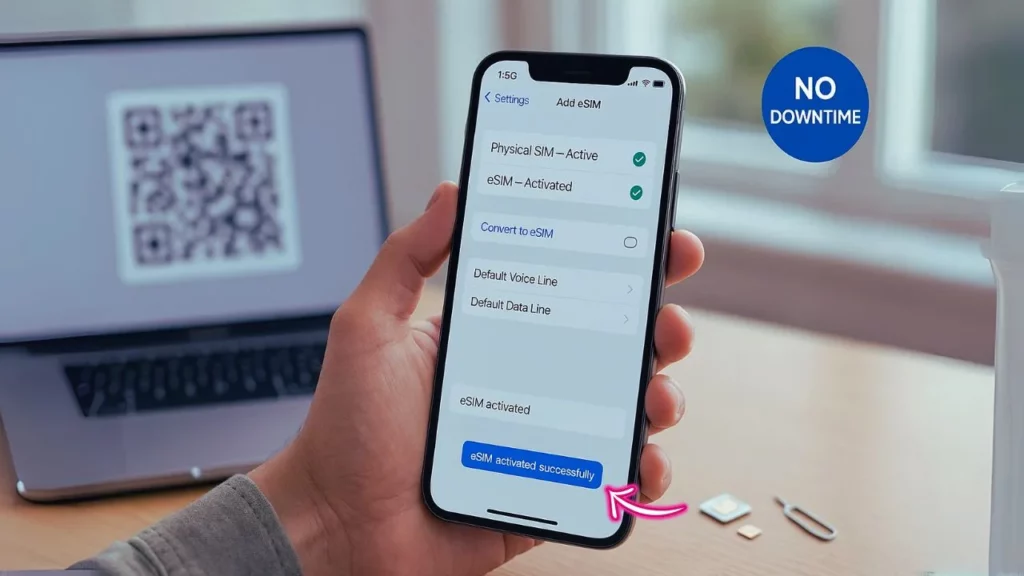 Switch From Physical SIM to eSIM Without Losing Service