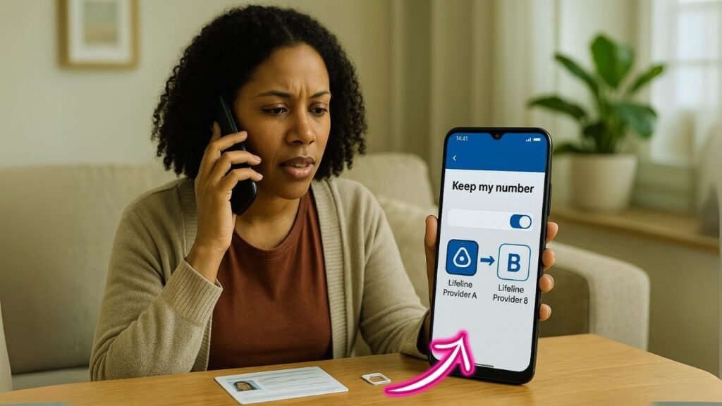 Switch Lifeline Providers Keep Number