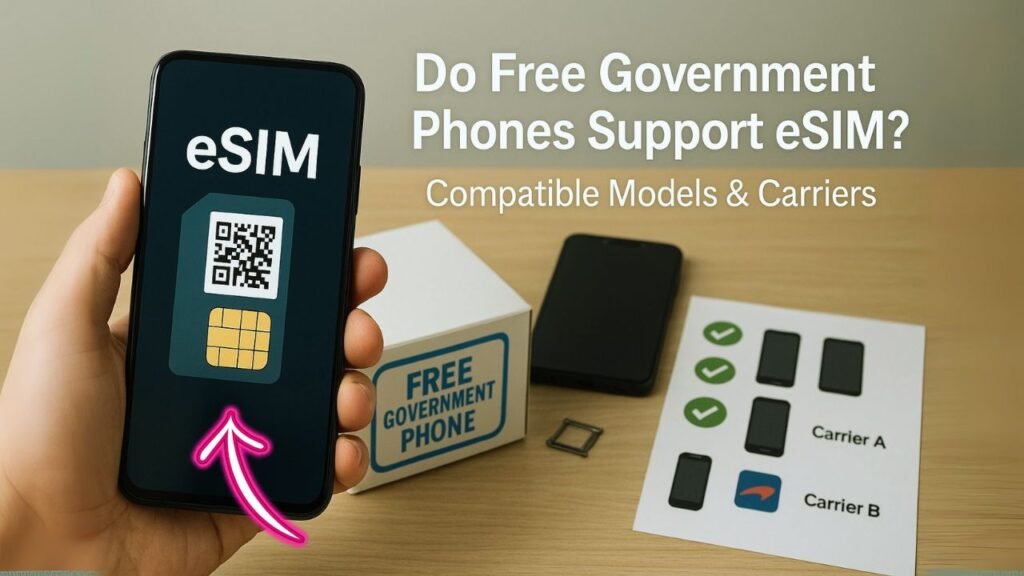 Do Free Government Phones Support ESIM Compatible Models & Carriers