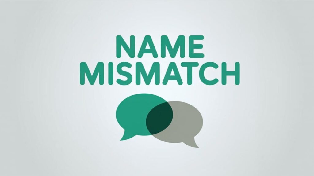 Name Mismatch On Your Free Phone Application