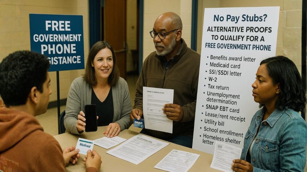 No Pay Stubs? Alternative Proofs To Qualify For A Free Government Phone